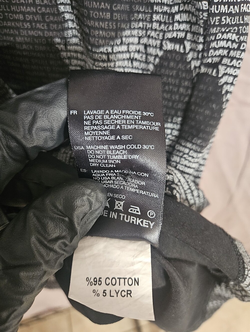 TEEHLZIP SKULL BLACK MACEOO PARIS - Picture 10 of 11